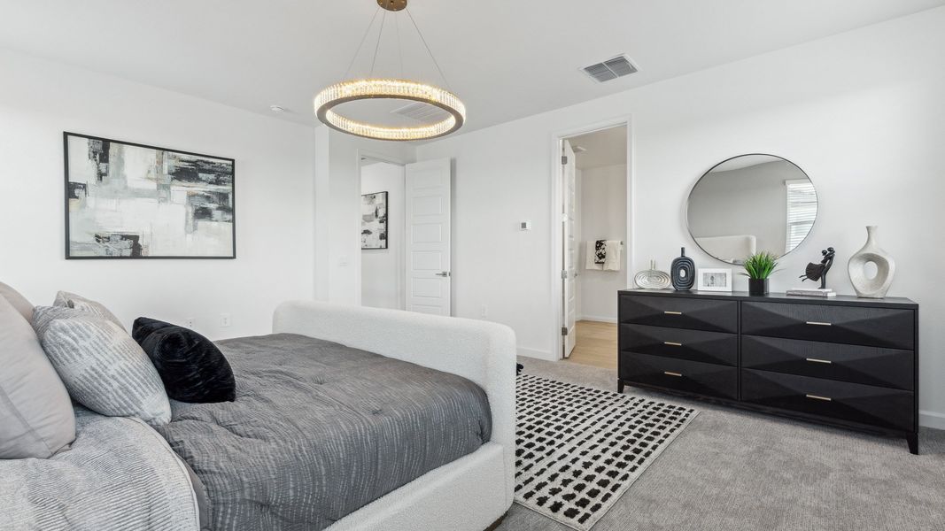 Representative furnished interior of a home built from the Miraval by D.R. Horton in The Ridge at Stone Butte, Phoenix (Image 36).