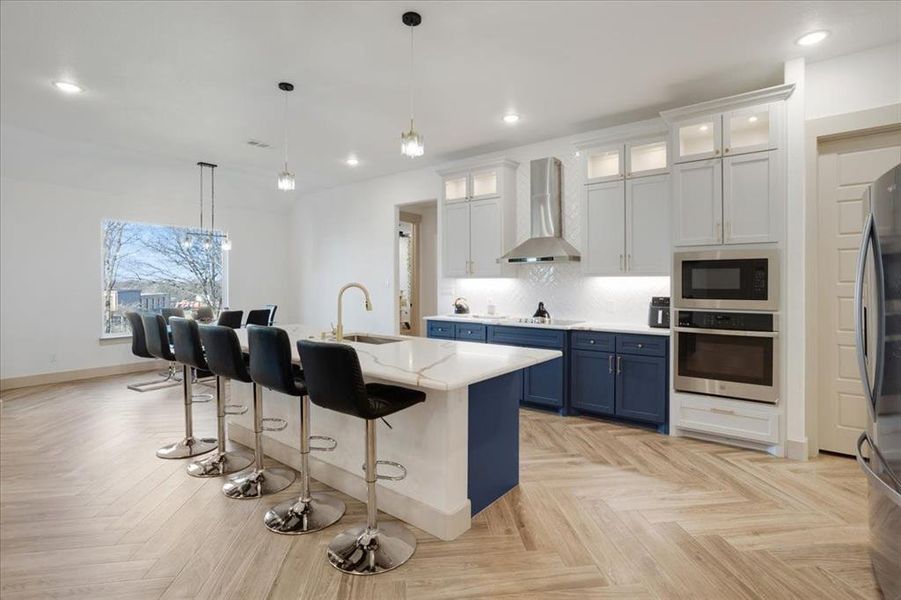 Furnished interior view inside a new home in , Van Alstyne (Image 8).