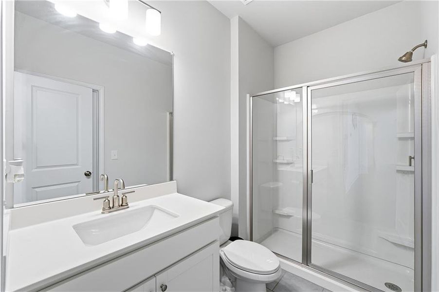 Furnished interior view inside a new home in Carmichael Farms, Canton (Image 23).