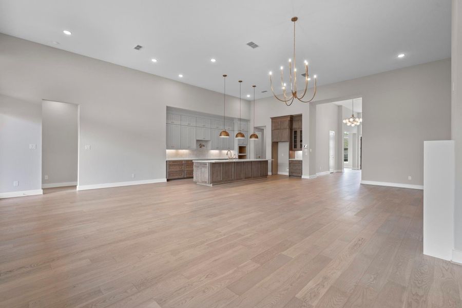 Huge great room for the largest of parties or holiday gatherings