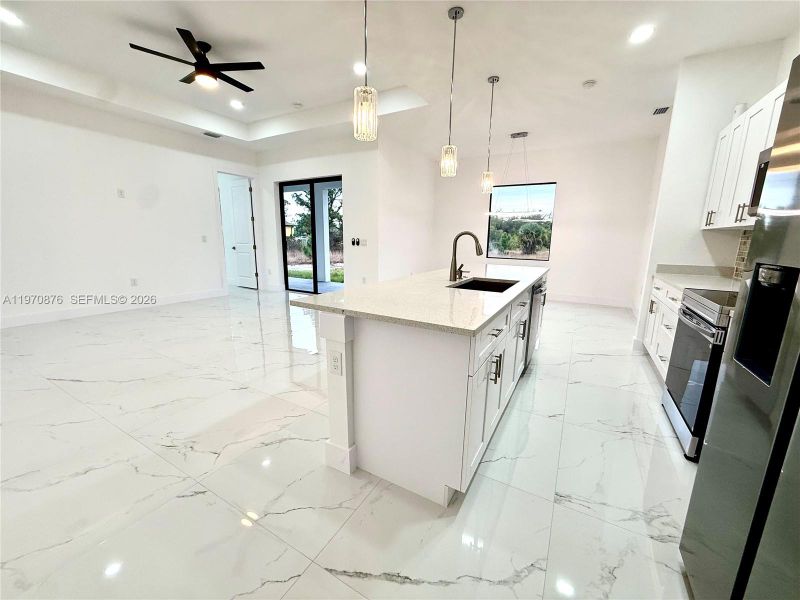 Furnished interior view inside a new home in , Lehigh Acres (Image 7).