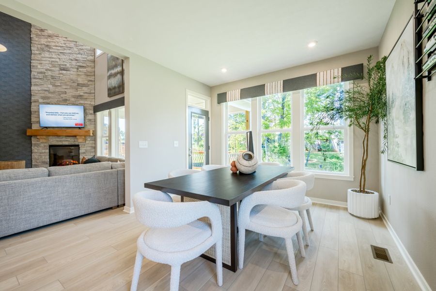 Representative furnished interior of a home built from the Blair by Fischer Homes in Twin Lakes, Hoschton (Image 50).