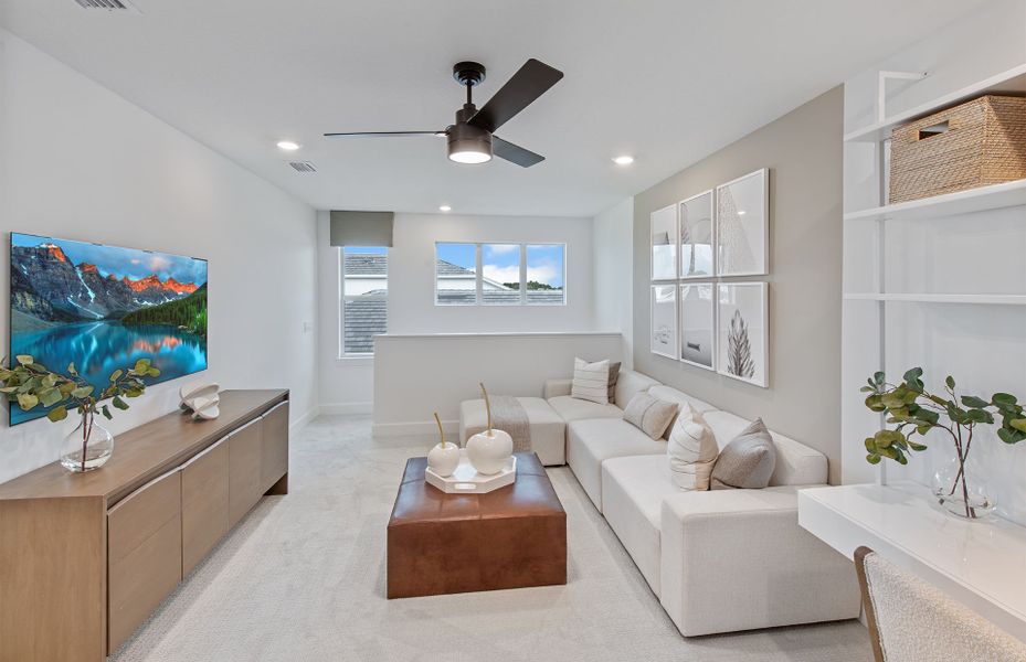 Representative furnished interior of a home built from the Seaport Select by Pulte Homes in Lakeview Estates, Palm Coast (Image 12).