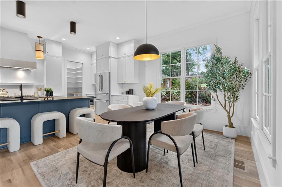 Furnished interior view inside a new home in , Atlanta (Image 18).