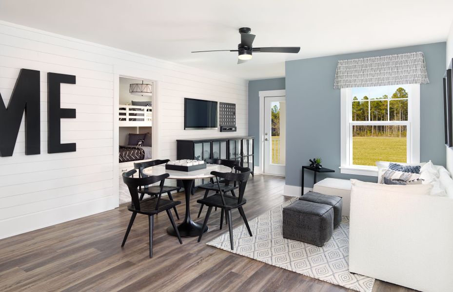 Furnished interior view inside a new home in Midpoint at New Riverside, Bluffton (Image 6).