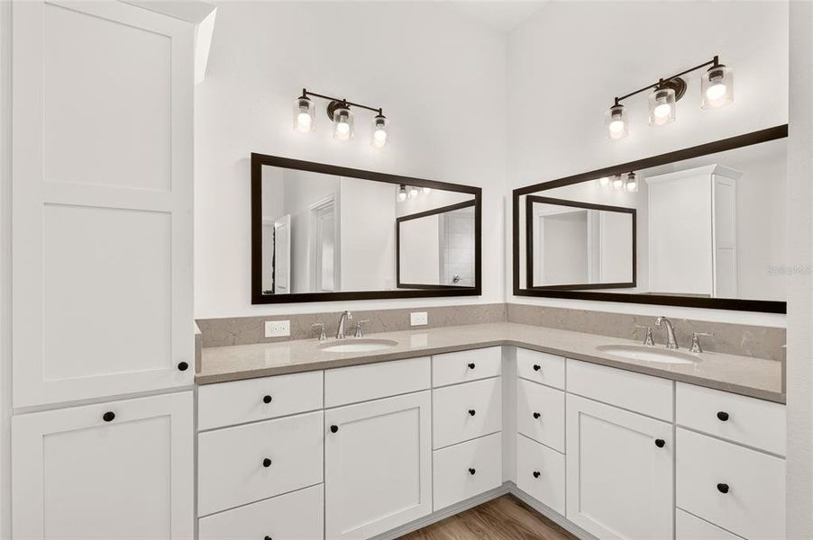Furnished interior view inside a new home in , The Villages (Image 11).