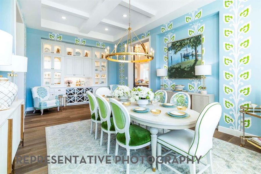 Furnished interior view inside a new home in Wildflower Ranch, Dish (Image 34).