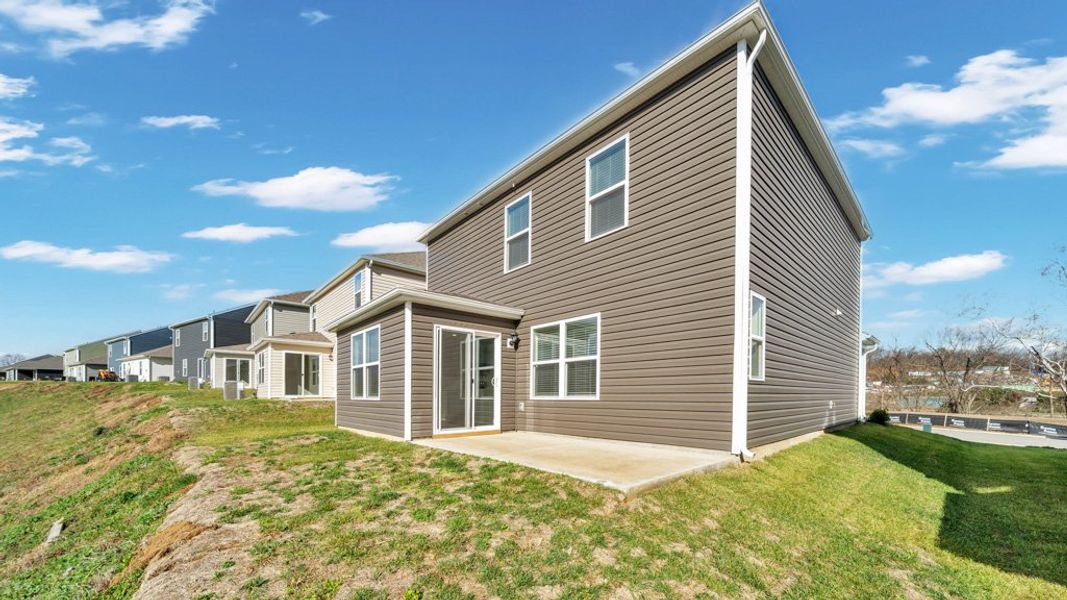 Exterior details and patio area of a home in Johnson Farms, Greeneville (Image 17). Exterior details and patio area of a home in Johnson Farms, Greeneville (Image 17).