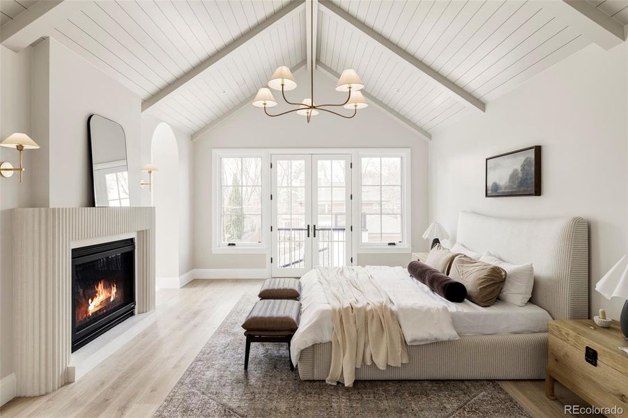 Furnished interior view inside a new home in , Denver (Image 17).
