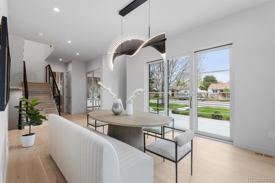 Furnished interior view inside a new home in , Denver (Image 29).