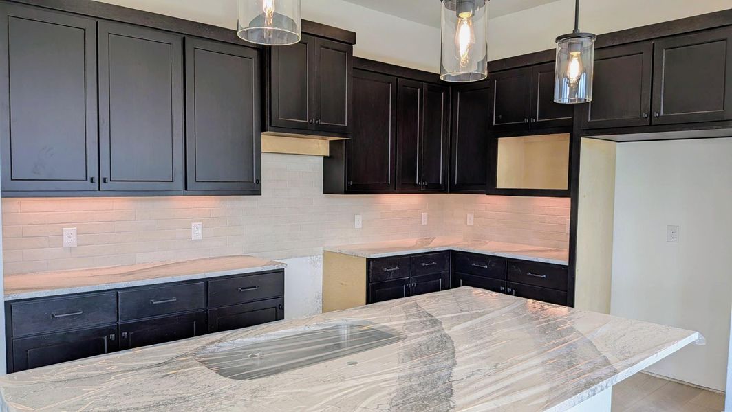 Furnished interior view inside a new home in Artavia, Conroe (Image 9).