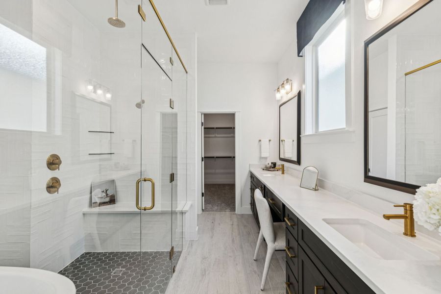Representative furnished interior of a home built from the Iredell by Pulte Homes in Corley Farms, Boerne (Image 11).