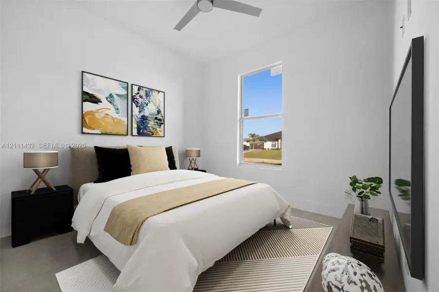 Furnished interior view inside a new home in , Cape Coral (Image 11). Furnished interior view inside a new home in , Cape Coral (Image 11).