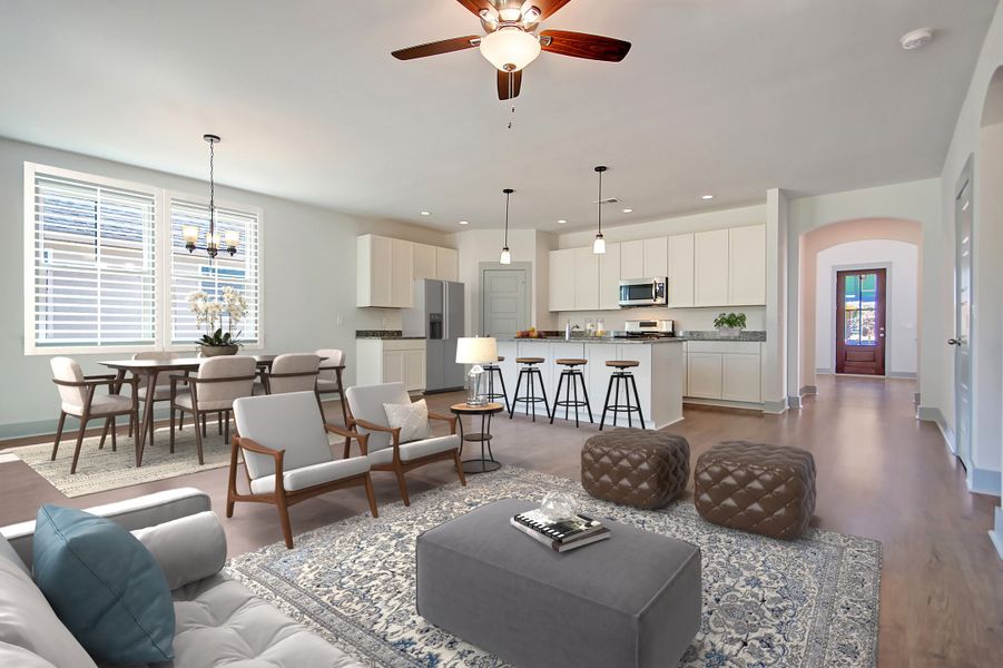 Freehold Kitchen, Living Room, and Cafe Furnished