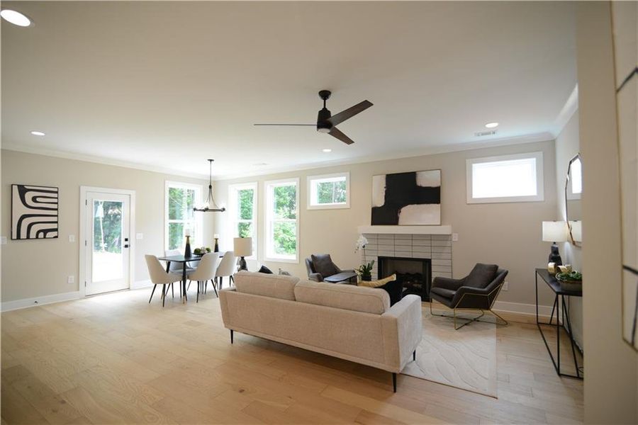 Furnished interior view inside a new home in Creekside, Decatur (Image 5).