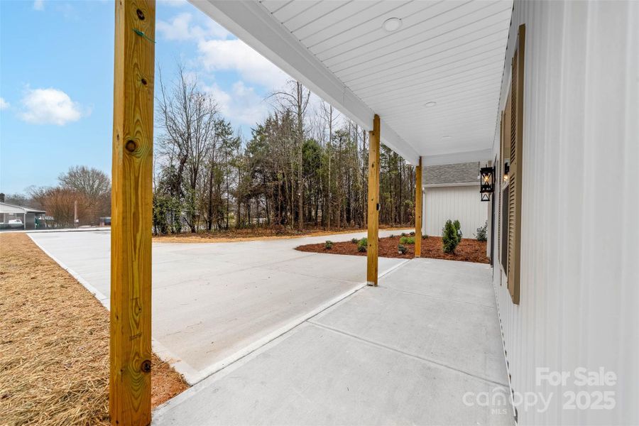 Exterior details and patio area of a home in , Cherryville (Image 3). Exterior details and patio area of a home in , Cherryville (Image 3).