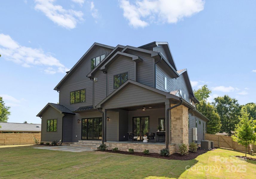 Multiple outdoor living areas include the covered back porch and patio off of the living room. Plenty of space for a pool and any other outdoor living amenities. Multiple outdoor living areas include the covered back porch and patio off of the living room. Plenty of space for a pool and any other outdoor living amenities.