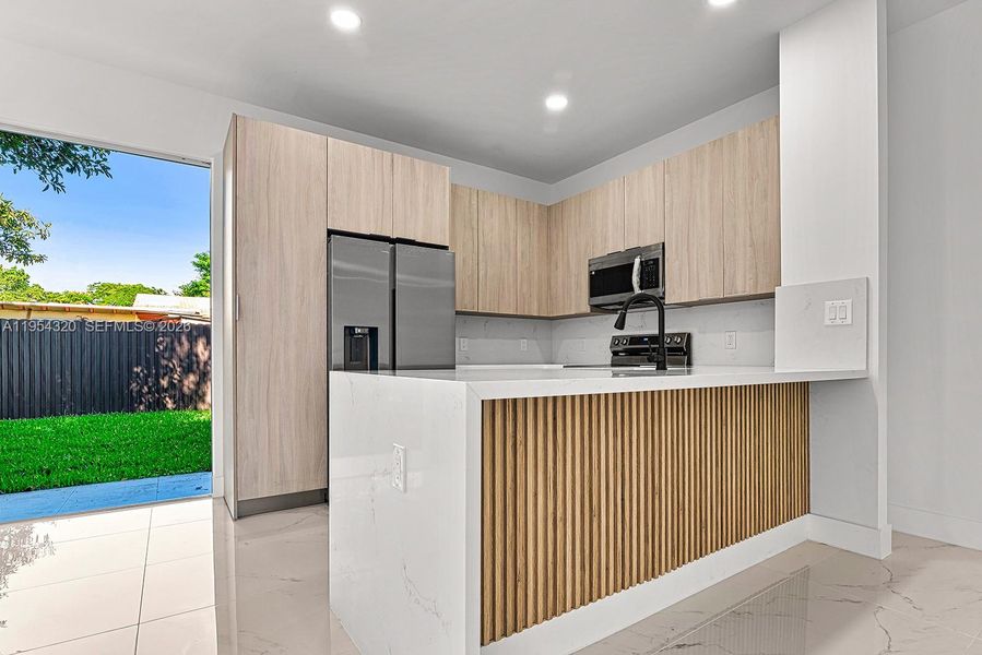 Furnished interior view inside a new home in , Miami (Image 6). Furnished interior view inside a new home in , Miami (Image 6).