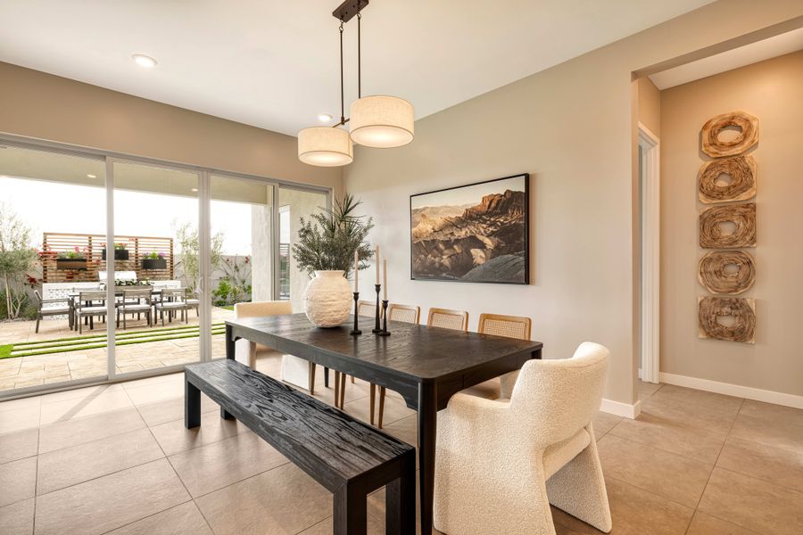 Representative furnished interior of a home built from the Juniper Plan 40-7 by Tri Pointe Homes in Soleo, San Tan Valley (Image 9).