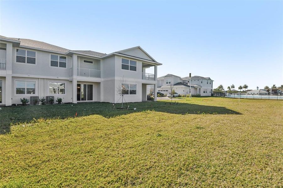 Exterior details and patio area of a home in Lagoon Residences at Epperson, Wesley Chapel (Image 31).