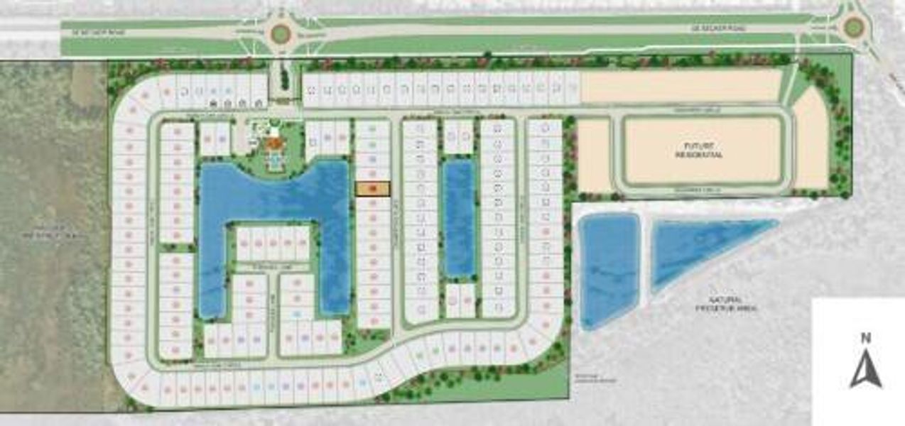 Veranda Oaks Site Map