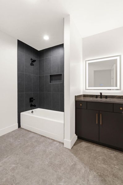 Furnished interior view inside a new home in , Mount Pleasant (Image 35).