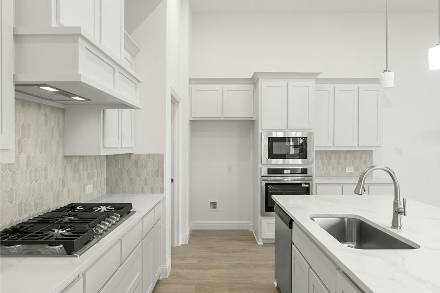Furnished interior view inside a new home in Park Trails, Forney (Image 14).