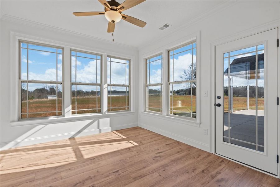 Representative unfurnished interior of a home built from the Converse by Enchanted Homes in Lonesome Dove, San Antonio (Image 16).