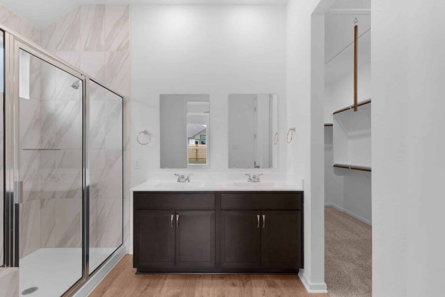 Furnished interior view inside a new home in Carillon, Manor (Image 7).