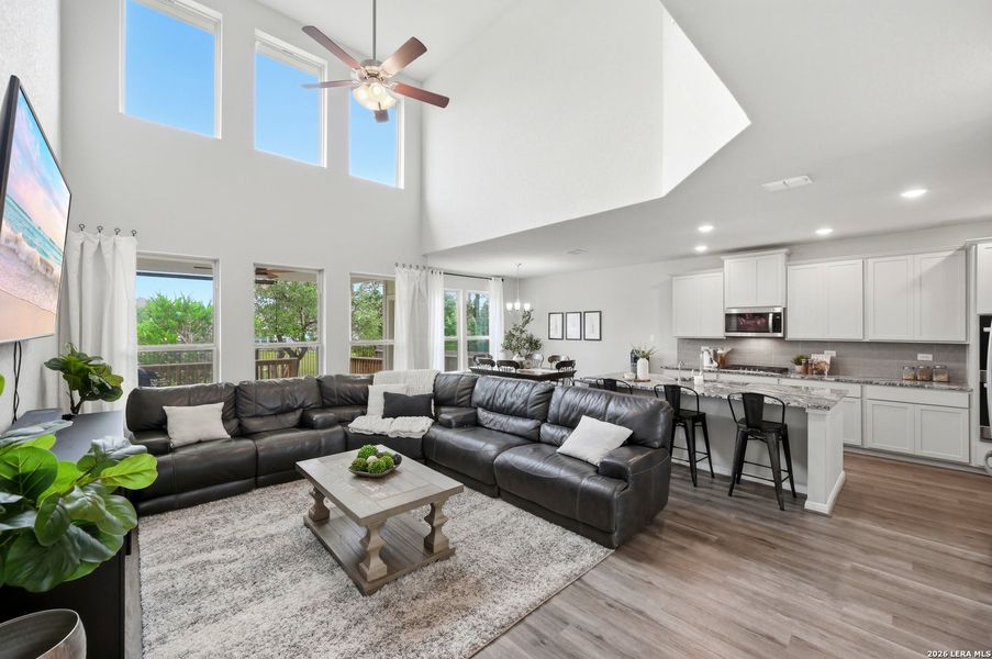 Furnished interior view inside a new home in Ventana, Bulverde (Image 8).