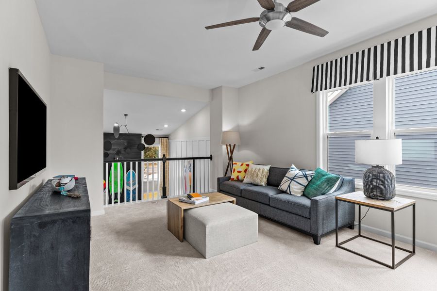 Representative furnished interior of a home built from the Turlington by McKee Homes in 78 North, Sanford (Image 9).