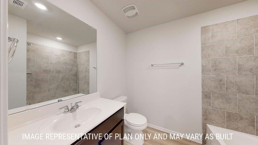 Furnished interior view inside a new home in Wilkins Valley, Brenham (Image 3).