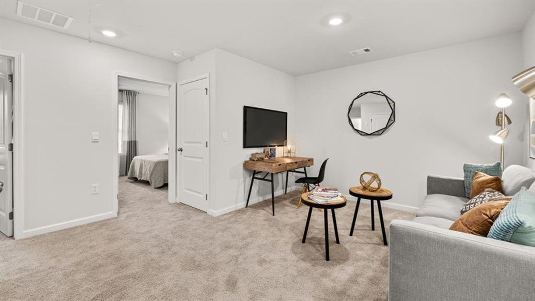 Furnished interior view inside a new home in Oconee Overlook Townhomes, Gainesville (Image 37).