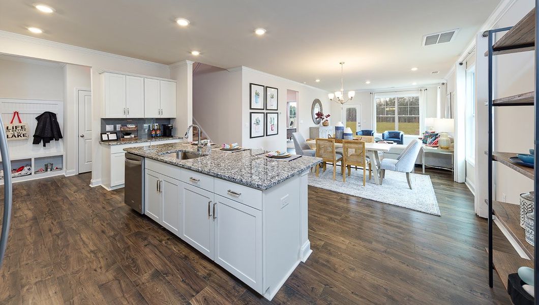 Furnished interior view inside a new home in Skybrook Corners, Huntersville (Image 14). Furnished interior view inside a new home in Skybrook Corners, Huntersville (Image 14).