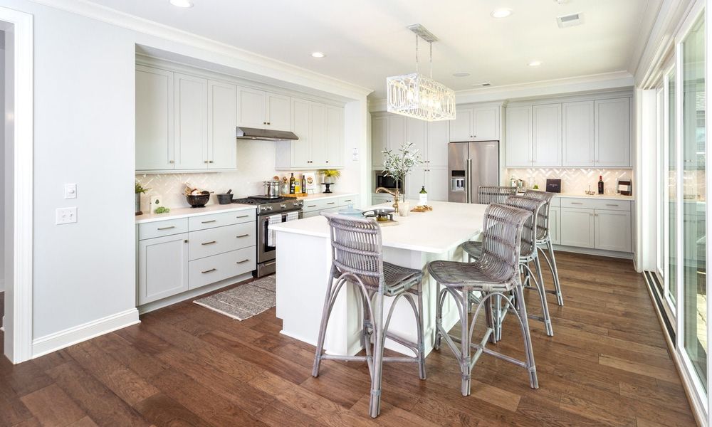 Representative furnished interior of a home built from the Coronado by Classica Homes in Weddington Grove, Weddington (Image 6).