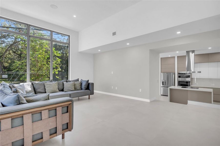 Furnished interior view inside a new home in , Miami (Image 8).