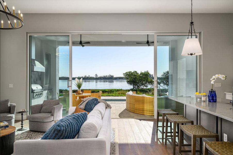 Furnished interior view inside a new home in , Vero Beach (Image 18).