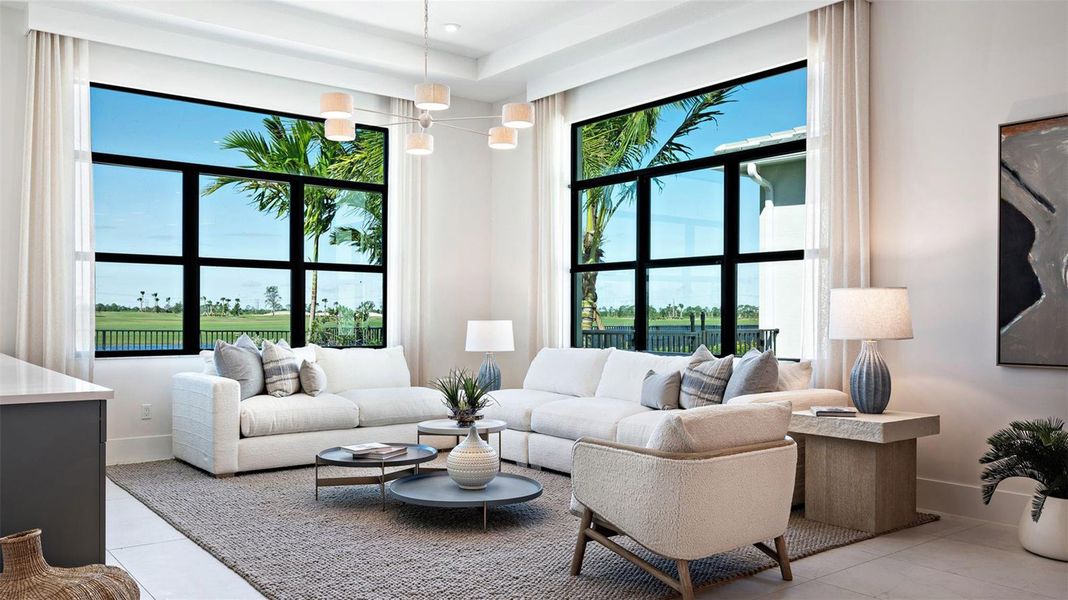 Furnished interior view inside a new home in , Port St. Lucie (Image 8). Furnished interior view inside a new home in , Port St. Lucie (Image 8).