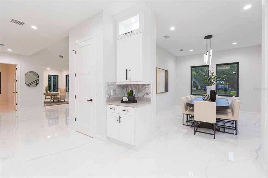 Furnished interior view inside a new home in , Tampa (Image 8). Furnished interior view inside a new home in , Tampa (Image 8).