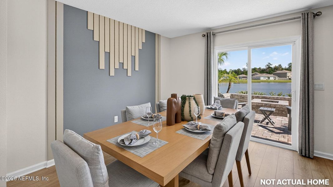 Furnished interior view inside a new home in Rookery, Green Cove Springs (Image 19).