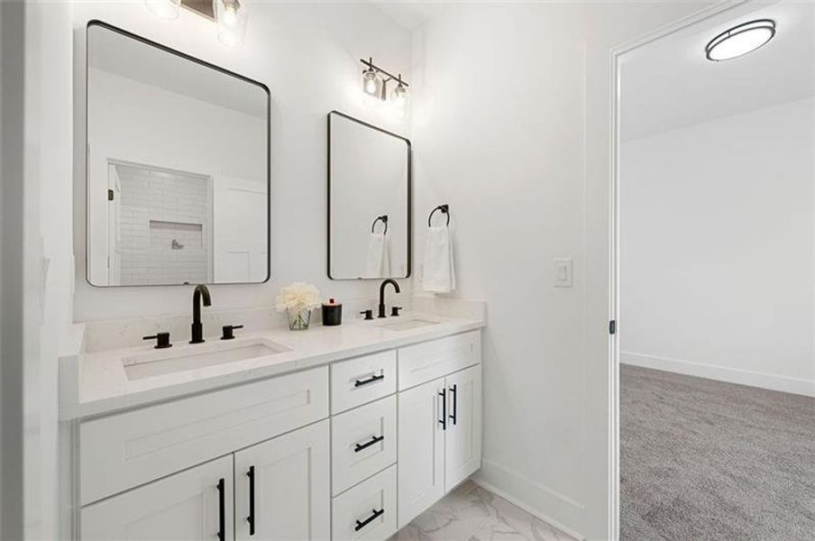 Furnished interior view inside a new home in , Atlanta (Image 6).