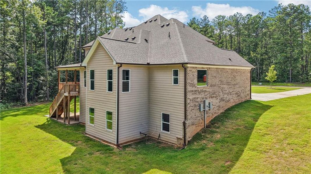 Front exterior of a new home in , Douglasville, GA, highlighting curb appeal (Image 18).