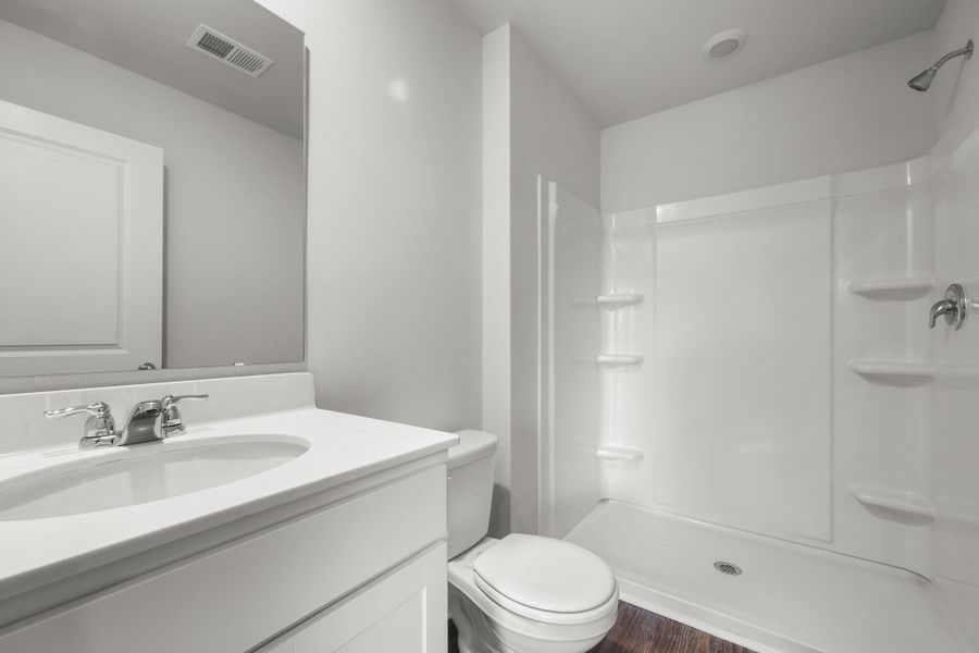 Furnished interior view inside a new home in Center Pointe, Santee (Image 10).