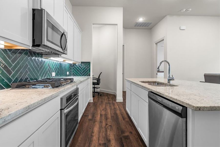 Furnished interior view inside a new home in , Garland (Image 16).