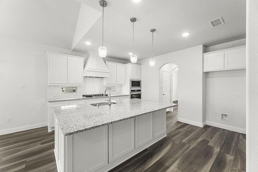 Furnished interior view inside a new home in Hawkins Meadows, Midlothian (Image 10).