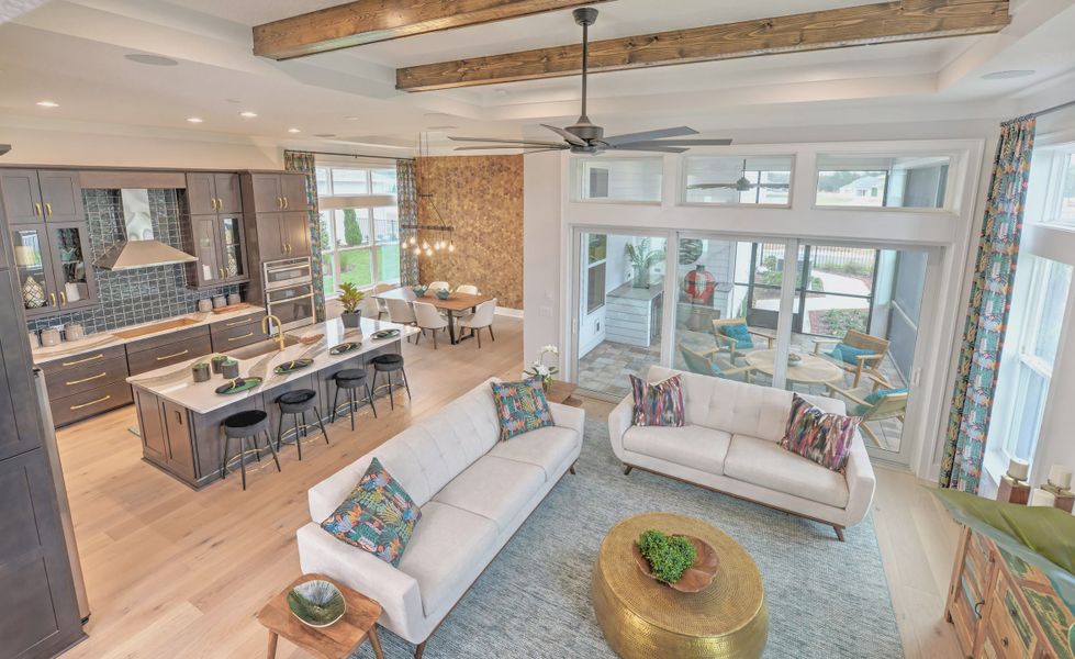 Furnished interior view inside a new home in Seven Pines, Jacksonville (Image 18).
