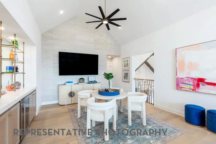 Furnished interior view inside a new home in StarView, Prosper (Image 4).