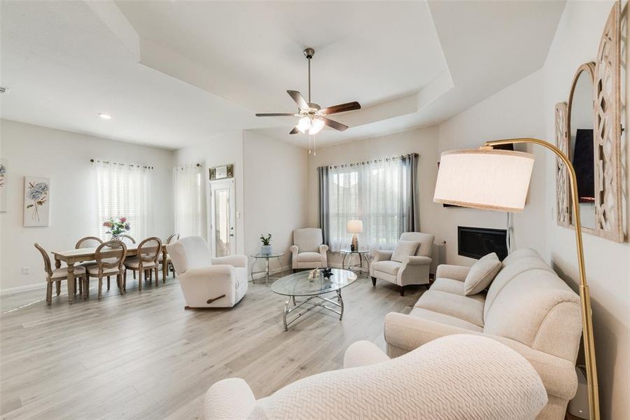 Furnished interior view inside a new home in , Aubrey (Image 17).
