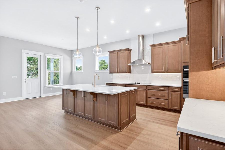 Furnished interior view inside a new home in Traditions of Braselton, Hoschton (Image 8).