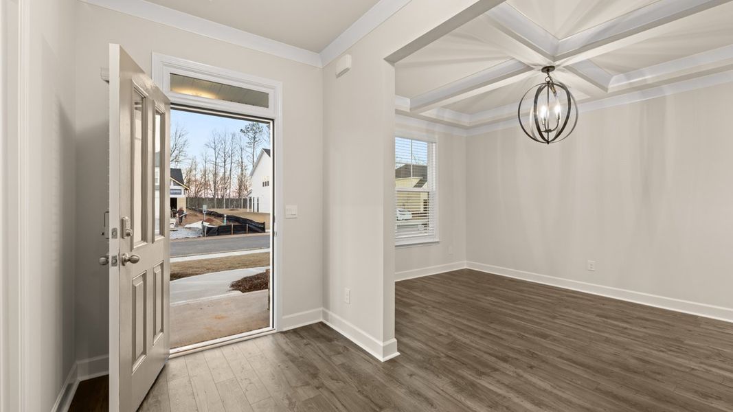 Spacious, unfurnished interior of a new home in The Gates at Pates Creek, Hampton (Image 13).
